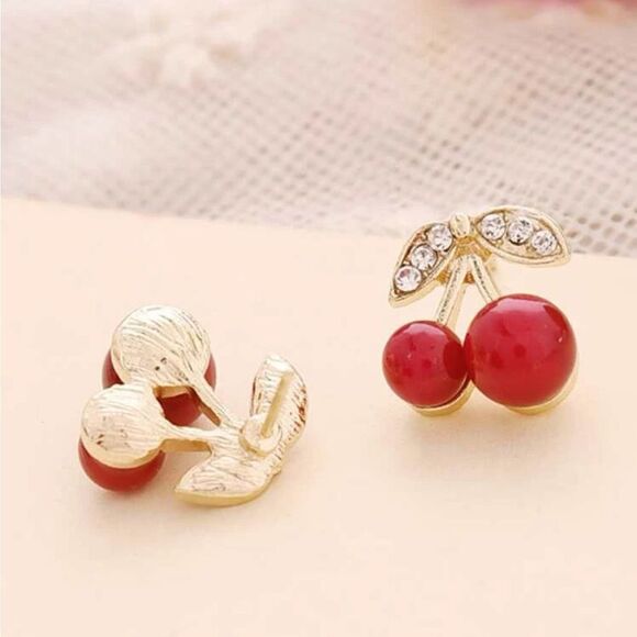 5/$25 CHERRY 🍒 STUDS - Picture 2 of 5